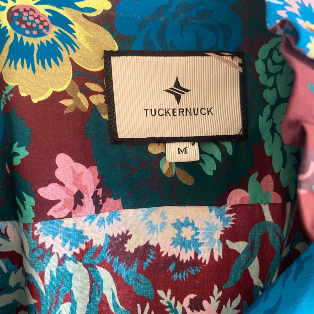 Tuckernuck Oxblood Verdant Floral Alice Dress medium - Picture 6 of 8